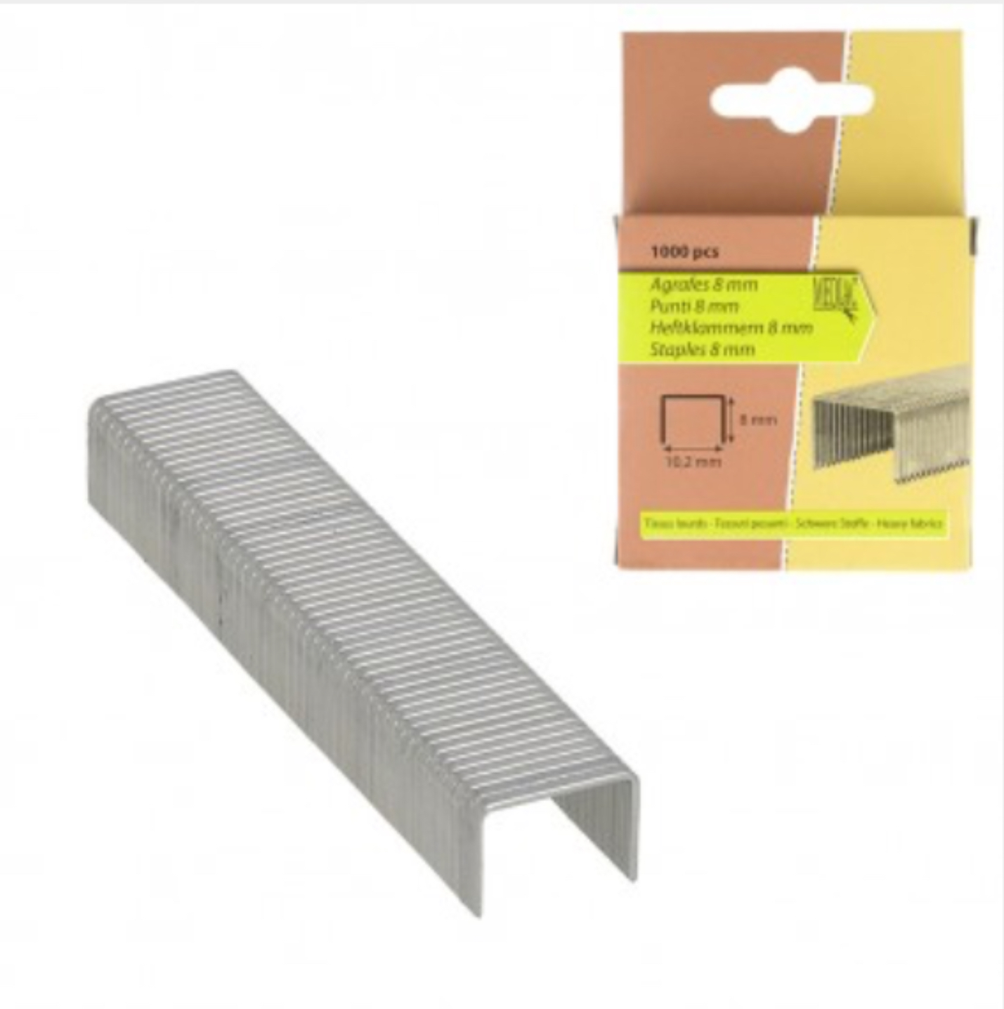 8mm staples for staple gun unique shape