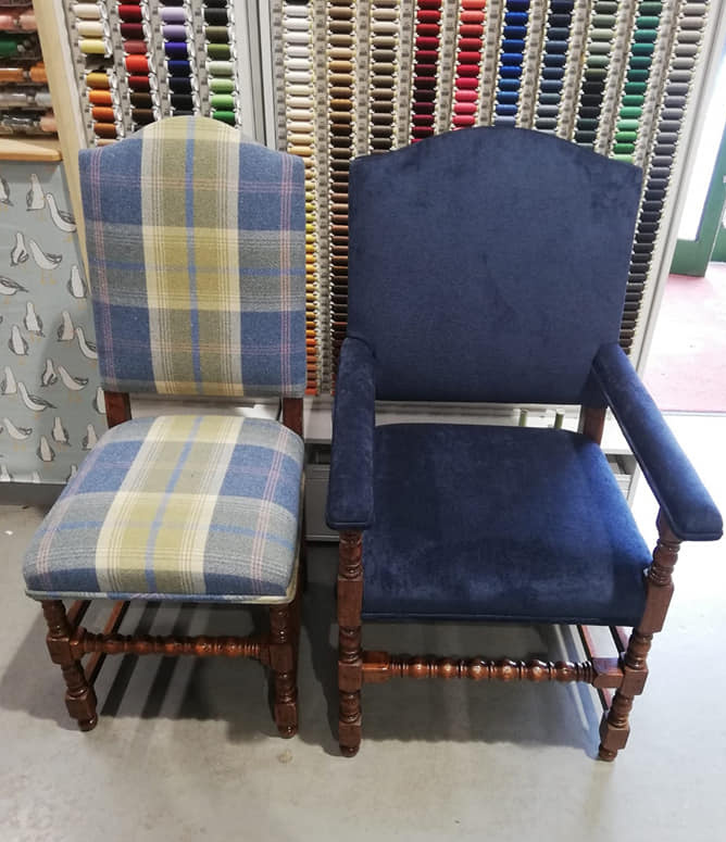 Conservatory furniture upholstery services at Falcon Fabrics